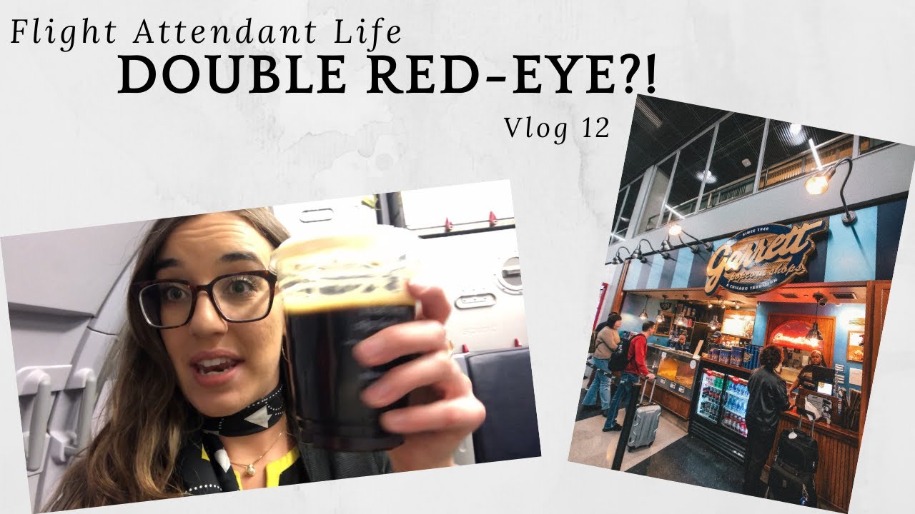 DOUBLE Red-Eye?! – Flight Attendant Life | Vlog 12