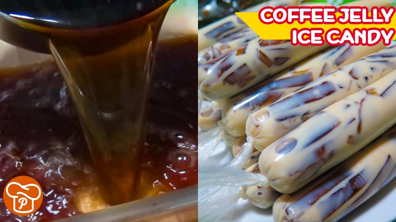 How to Make Coffee Jelly Ice Candy | Pinoy Easy Recipes