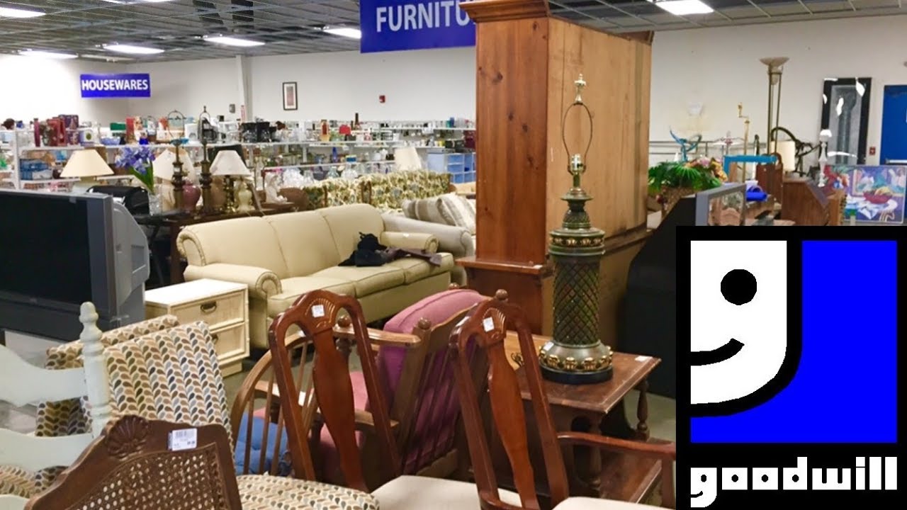 GOODWILL FURNITURE SOFAS COUCHES ARMCHAIRS HOME DECOR SHOP WITH ME SHOPPING STORE WAL…