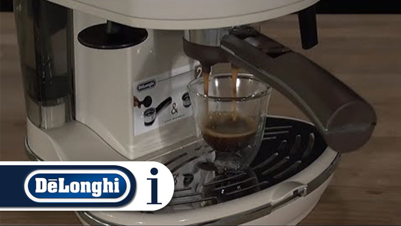 How to Make an Espresso with Your De'longhi Icona Pump Espresso Coffee Machine