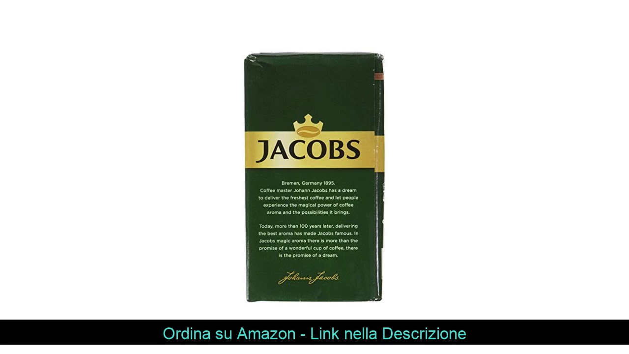 ☘️ Jacobs Miscela Di Caffè Macinato Kronung – 12 Pezzi da 250 g