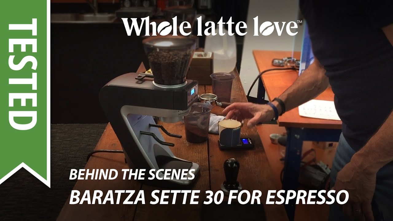 Test: Baratza Sette 30 for Espresso Grind – Behind the Scenes