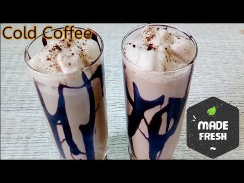 Cold Coffee Recipe – How To Make Cold Coffee – Iced coffee – Kitchen with Maina