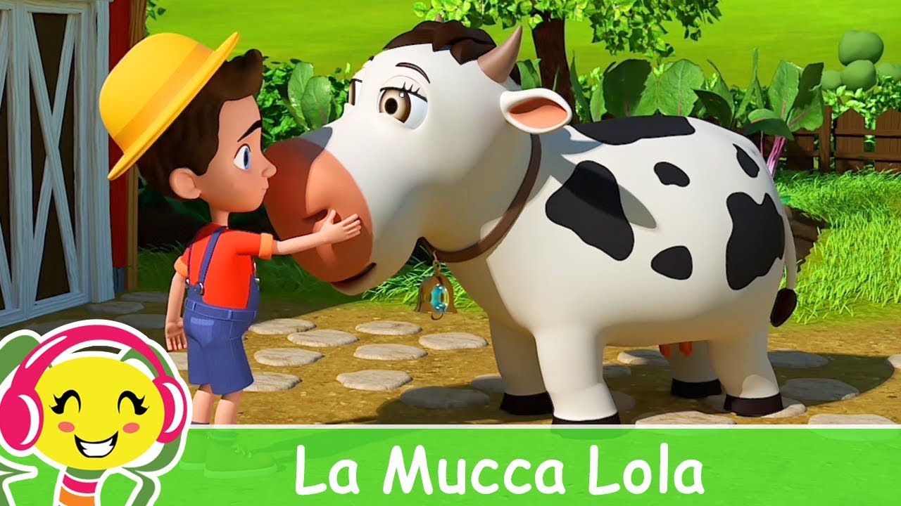 La Mucca Lola + karaoke 🐮 Canzoni per bambini