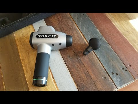 TOKFIT T2 Massage Gun 6 Different Heads 8hr Battery Life Super Quite How To Relive So…