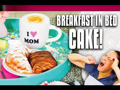 How to Make CAKES that look like Croissants, Fruit Bowl and Cappuccino for Mother’s D…