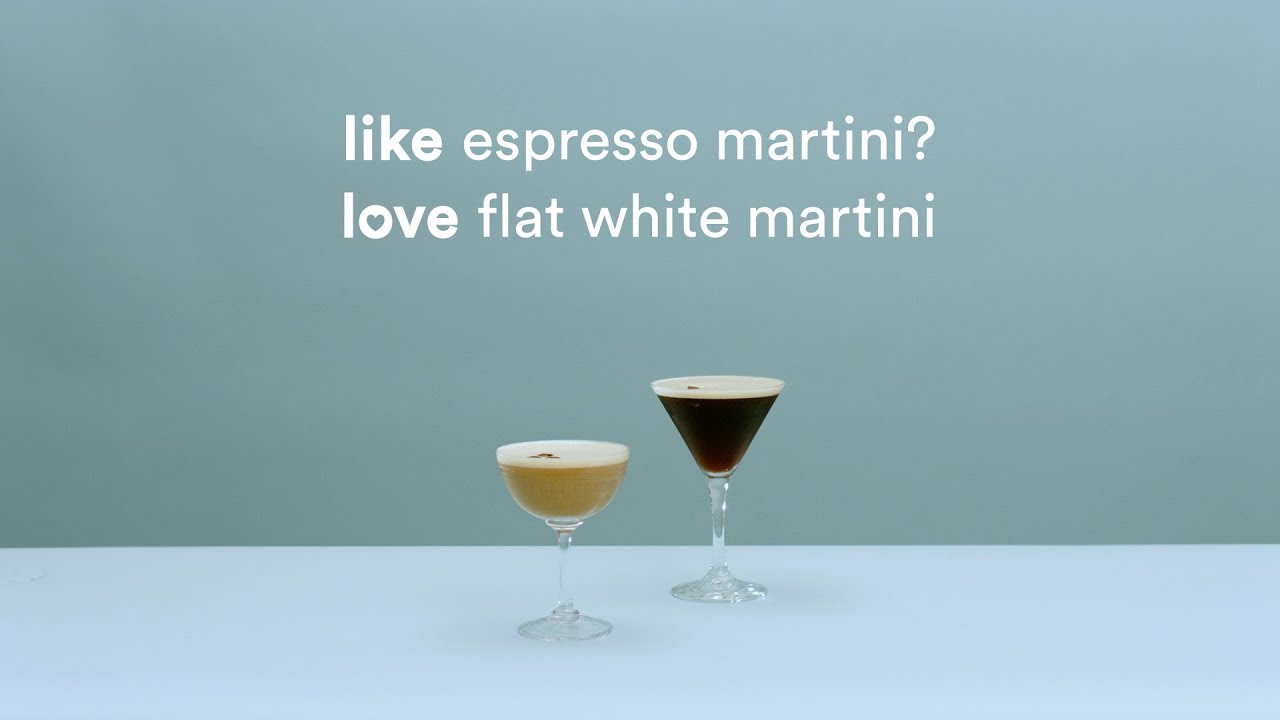 Like Espresso Martini? Love Flat White Martini