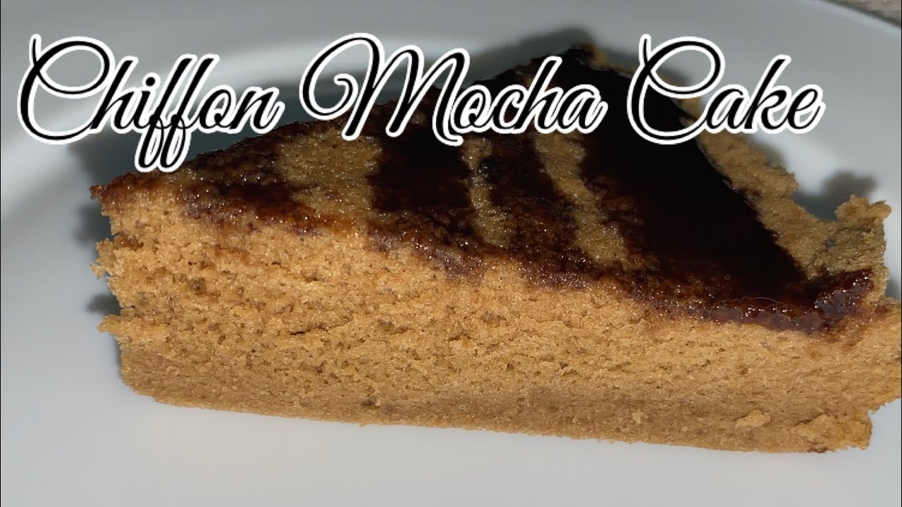 NO BAKE | CHIFFON MOCHA CAKE