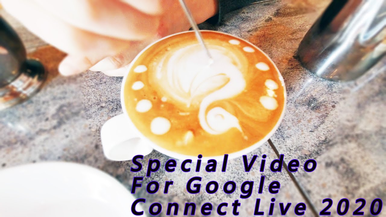 Google Connect Live 2020 I introduce latte art café Crema in Higashi Hiroshima