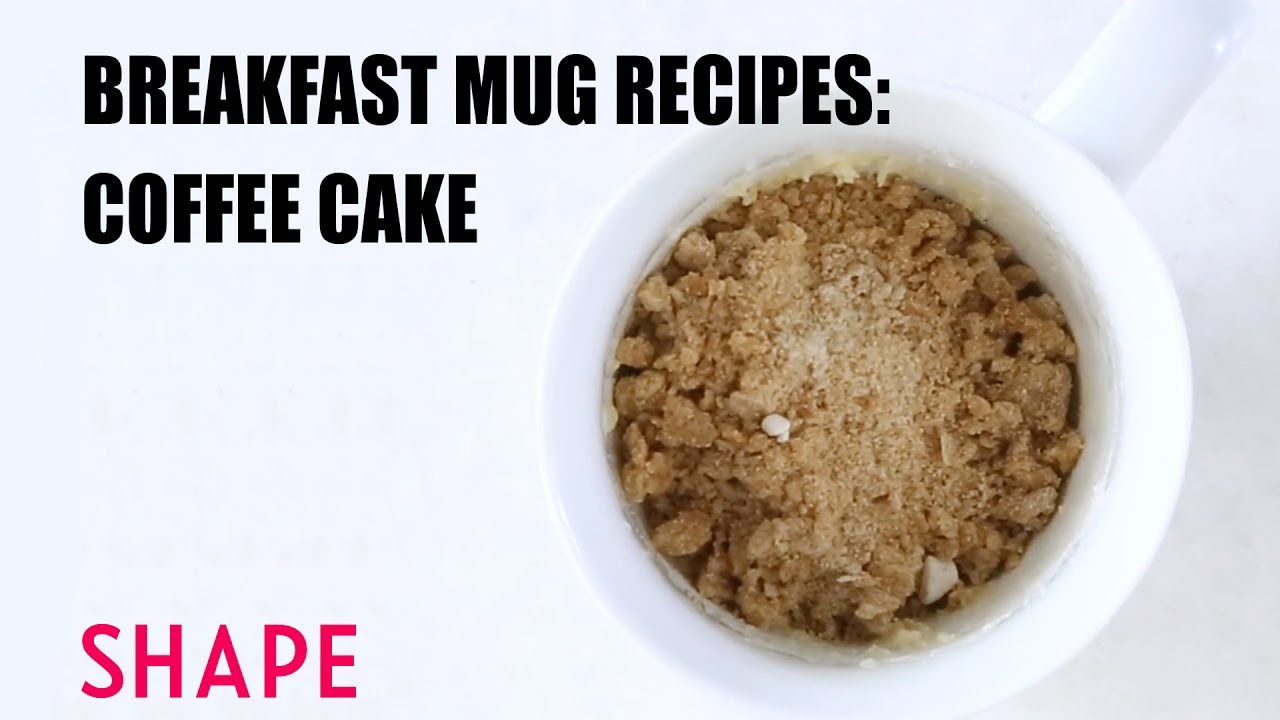 Breakfast Mug Recipes: Coffee Cake