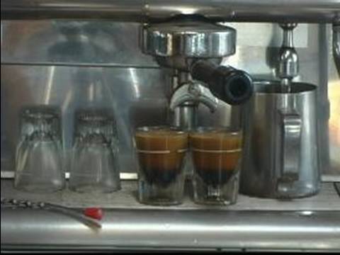 Espresso Coffee Drink Recipes : Making A Latte Espresso Drink