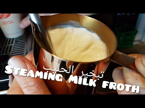 How to froth and steam milk for cappuccino and Latte art with simple geepas coffee ma…