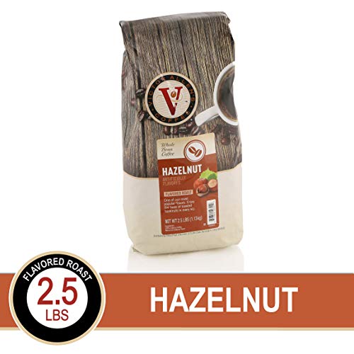 Hazelnut Whole Bean Medium Roast Coffee by Victor Allen’s, 2.5 lb bag