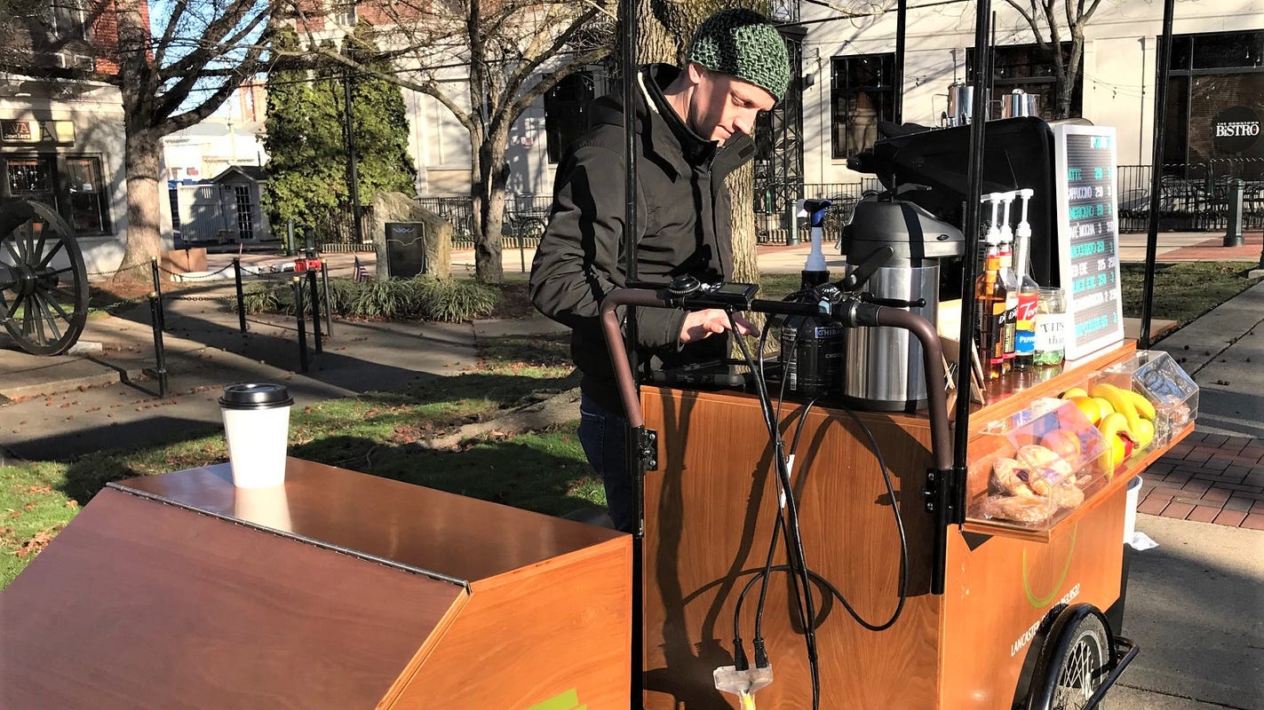 L-City Pop-Up Coffee stand opens in downtown Lancaster