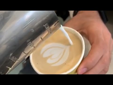 Coffee latte (latte art)