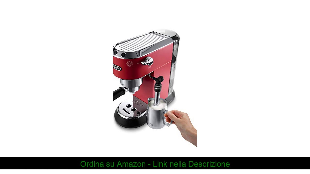 De'Longhi EC685.R Cappuccino/Macchina per caffè Espresso Manuale, 1350 W, 1 Li…