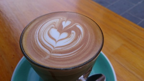 Strong caffe latte AUD3.80 – Two Birds, One Stone, South Yarra – close