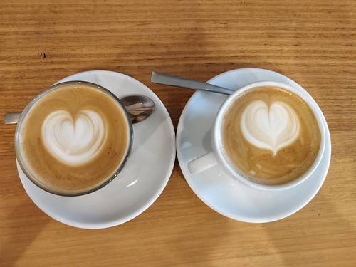Strong caffe latte, flat white coffee – Georgie Porgie, Bentleigh
