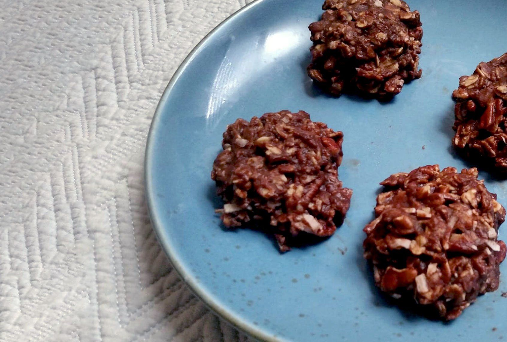 Get your chocolate and coffee fix in these easy no-bake cookies