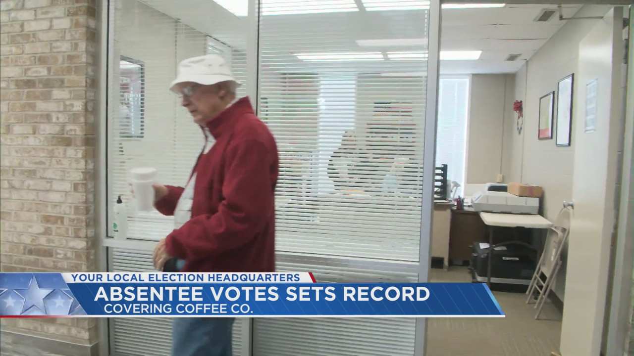 Coffee County sees record number of absentee ballot requests | WDHN