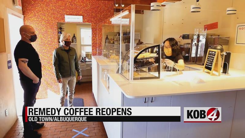 Coffee shop reopens with more COVID-safe protocols