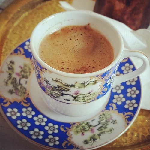 A Turkish coffee break at #HotelWiesler in Graz! This place is very trendy. Like!