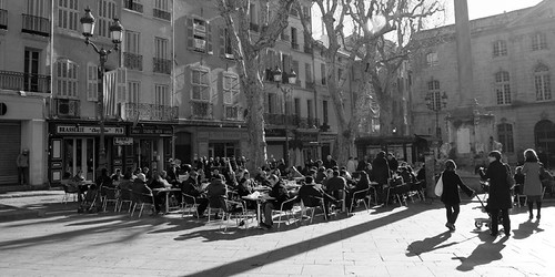 Coffee break in Aix