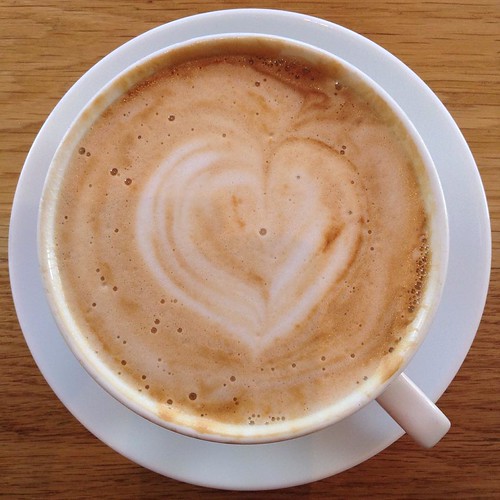 ❤️☕️ coffee o’clock last Thursday.  #soylatte #latte #latteart #art #heart #coffee #nofilter