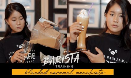 कफि सिक्ने ठाउँ  – Making Blended Caramel Macchiato| Coffee Class | ashish shrestha |