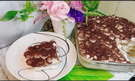Tiramisu Coffee Cake Recipe Urdu English.