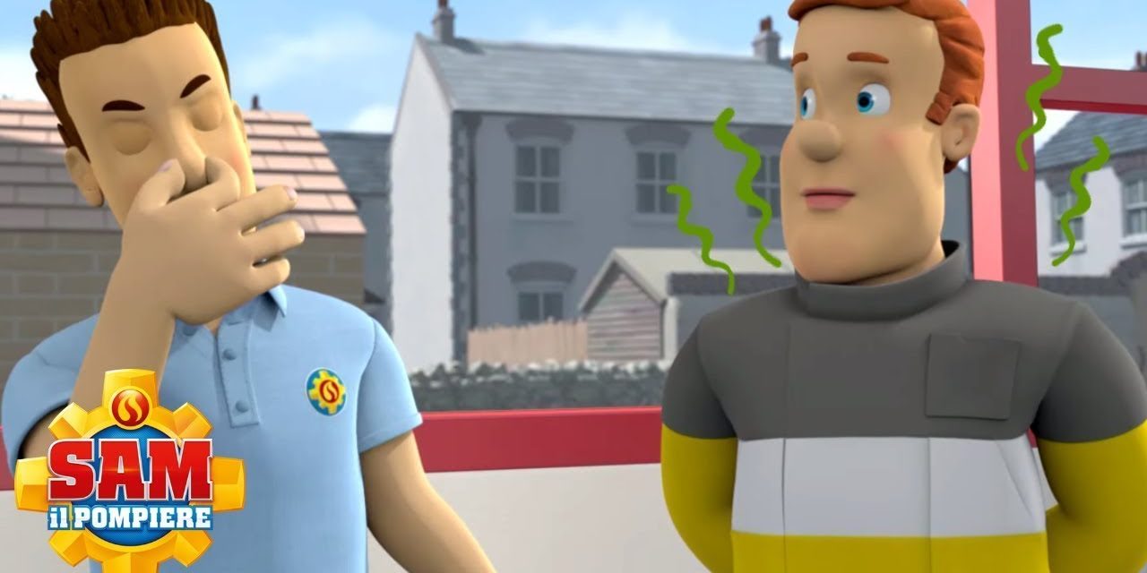Sam il pompiere puzzolente | Sam il pompiere ufficiale | Cartoni animati per bambini