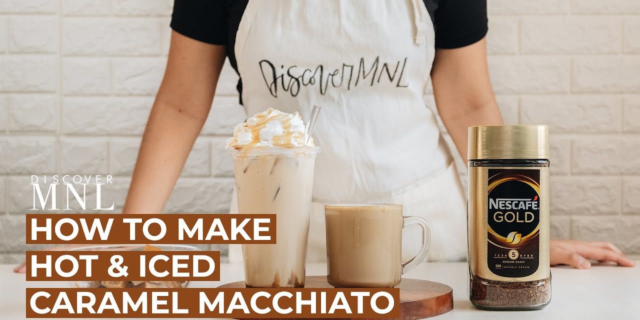 Easy Caramel Macchiato Recipe at Home! (Hot & Iced Coffee)