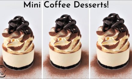 COFFEE Cappuccino Mini Cheesecake Dessert NO BAKE! Make ahead EASY AS! Tastes JUST li…