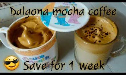 Dalgona coffee || Dalgona mocha coffee recipe || Meke and save for 1 week 😎😎