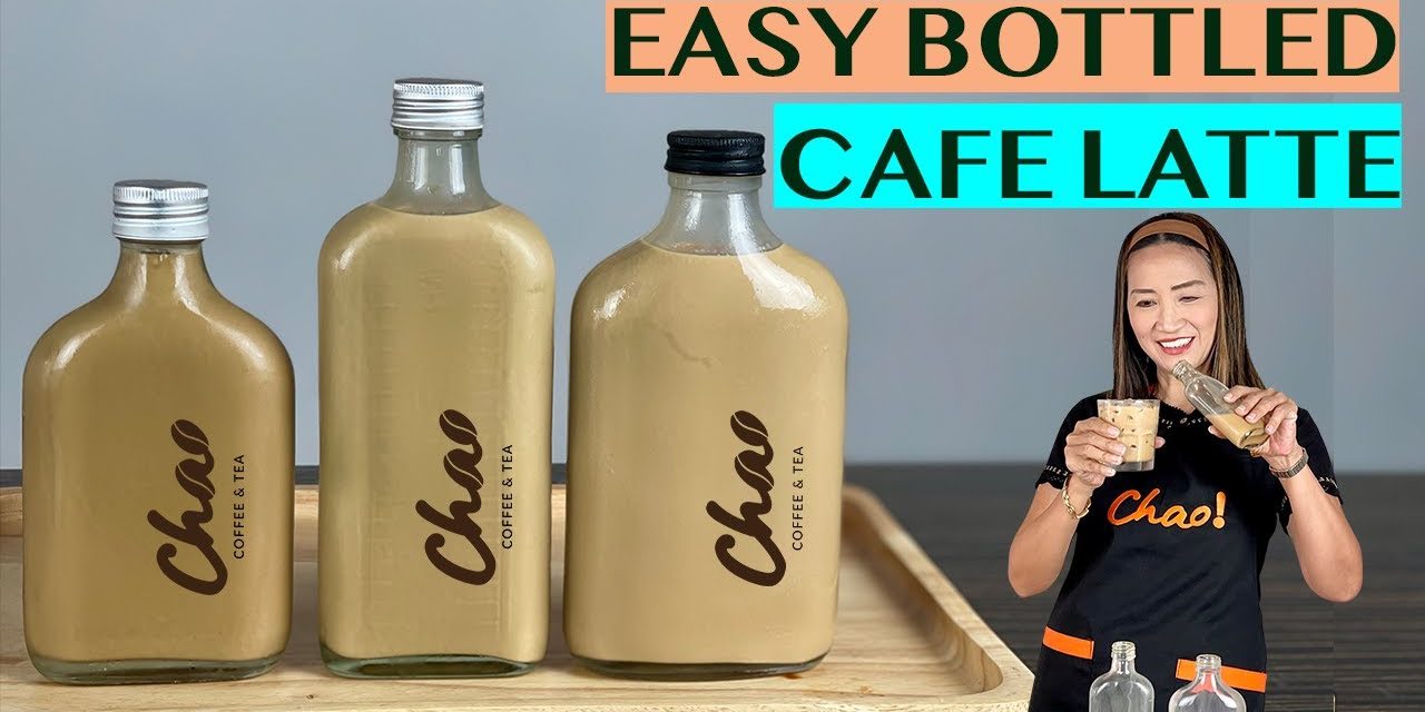 CAFE BUSINESS: BOTTLING YOUR CAFE LATTE – 3 EASY RECIPES IN 3 BOTTLE SIZES: 180ML, 25…