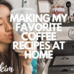 MAKING MY FAVORITE COFFEE RECIPES AT HOME: i bought an espresso machine lol | Ha…