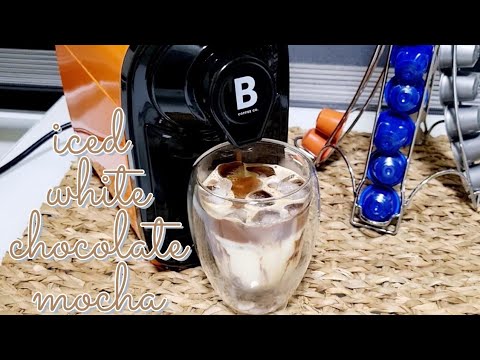 ICED WHITE CHOCOLATE MOCHA X B COFFEE | HOME CAFE | Misis Casil