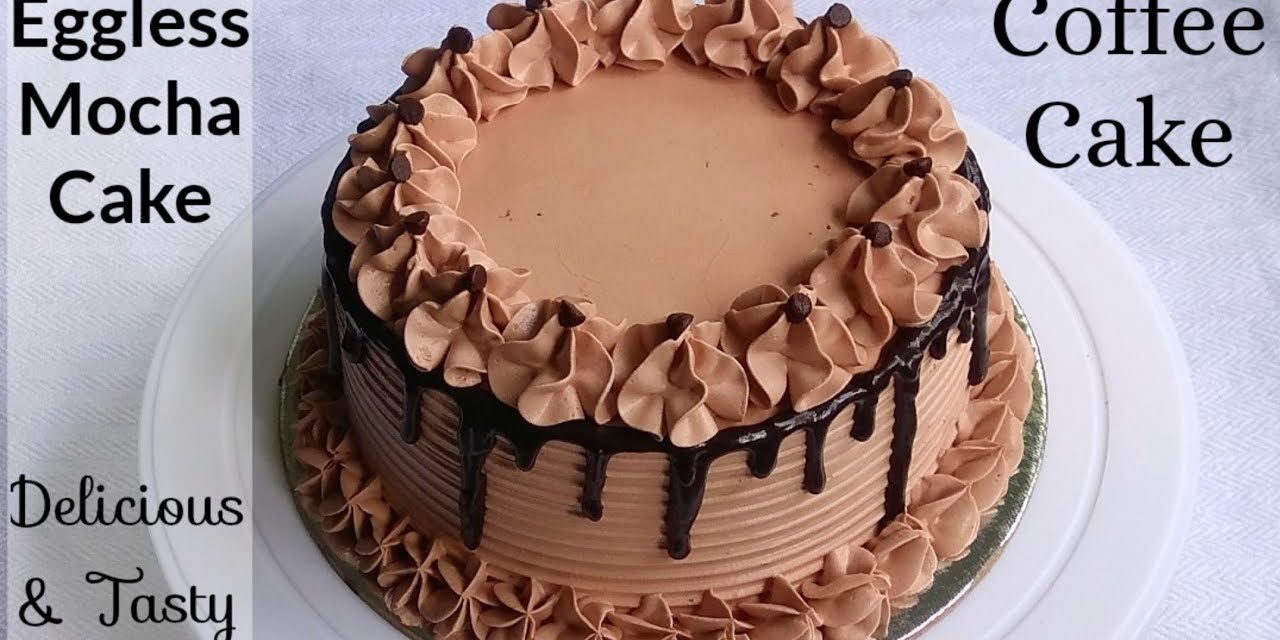 Eggless Mocha Cake || Coffee Cake || Eggless Coffee Cake || Mocha Cake ~ Moumita'…