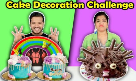 Cake Decoration Challenge | Yellow Vs Red Cake Decoration Challenge | Hungry Birds