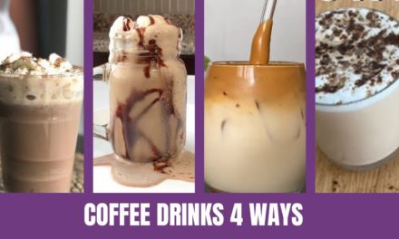 Coffee 4 Ways (Dalgona, Iced Blended Coffee, Latte Macchiato, Hot Chocolate)