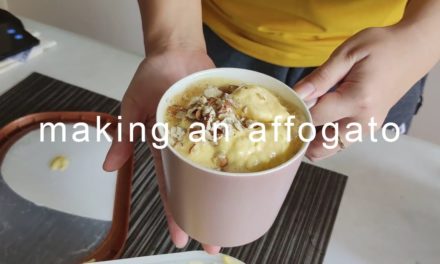 coffee | making an affogato using the aeropress