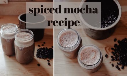 SPICED MOCHA COFFEE RECIPE | A Delicious + Cozy Spiced Mocha | A Perfect Winter + Chr…