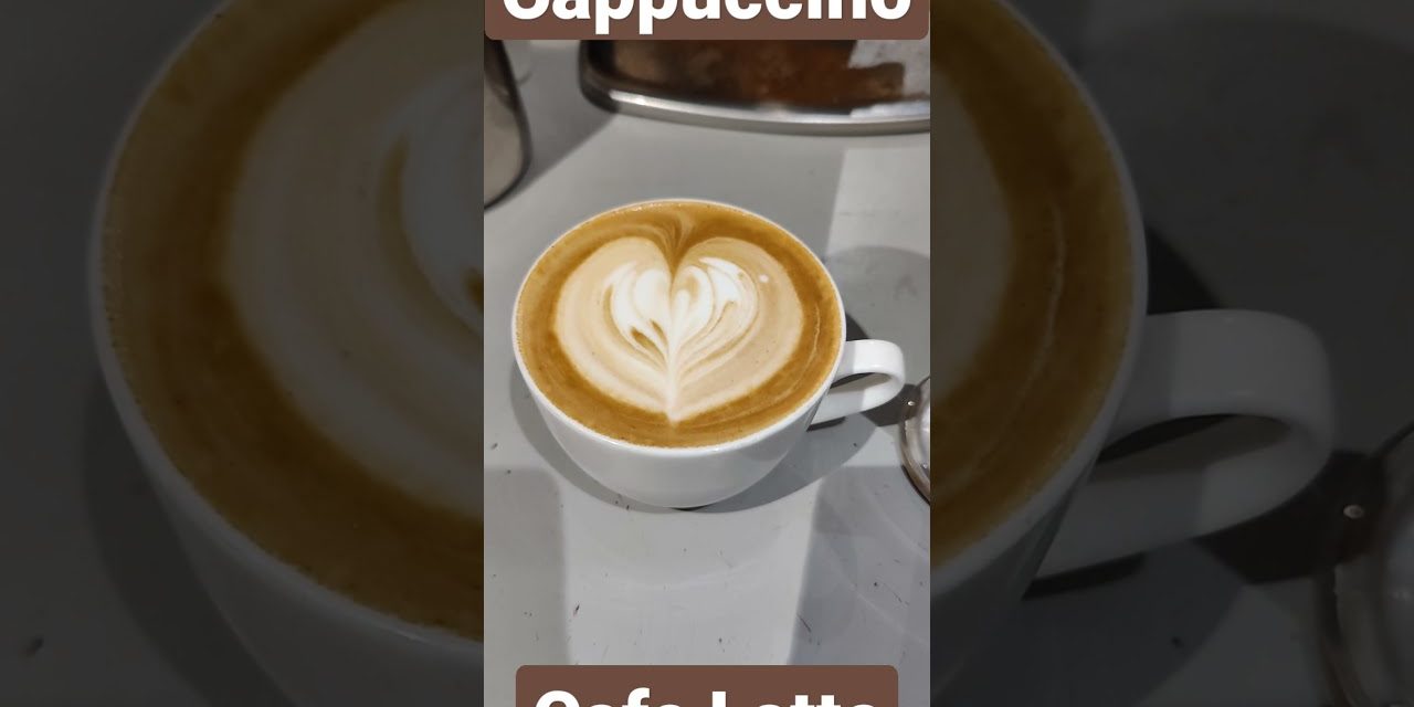 Cappuccino Coffee ☕ Cafe Latte Coffee ☕ Latte Art #shorts #cappuccino #cafelatte