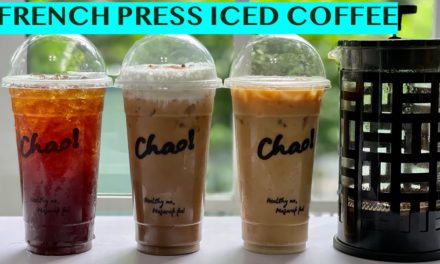 3 CLASSIC ICED COFFEE RECIPES USING FRENCH PRESS: AMERICANO, LATTE, CAPPUCCINO -…