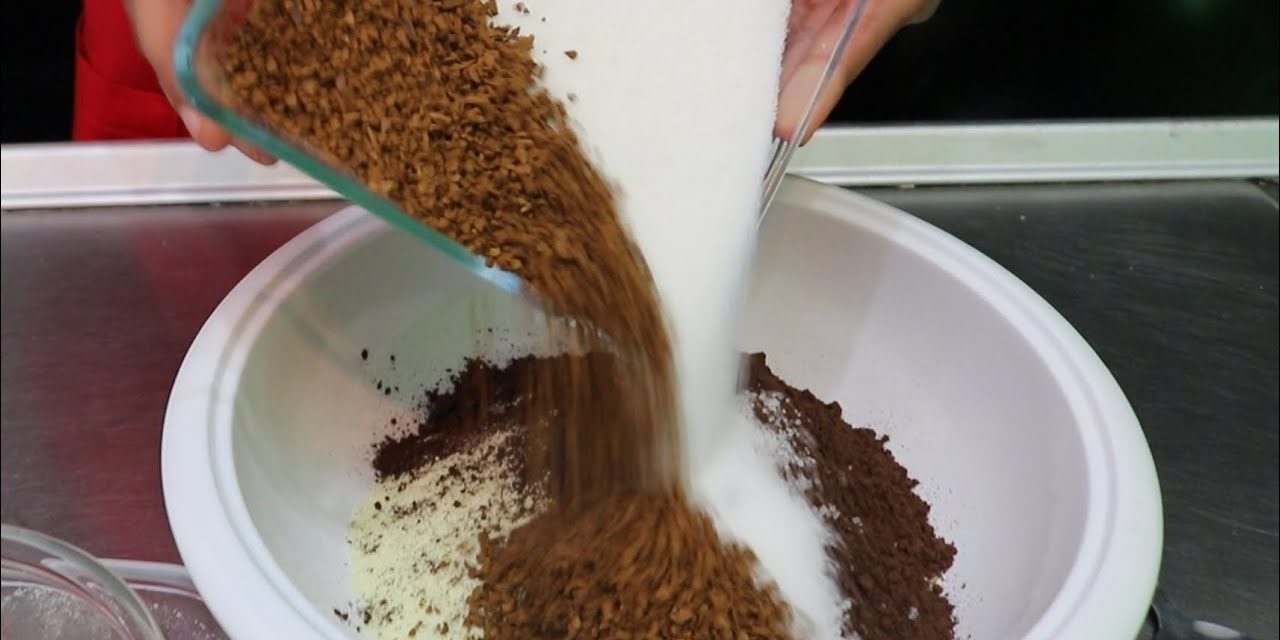 How to make mocha mix coffee at home/ homemade and storable