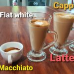 ฟองนมกาแฟต่างกันอย่างไร #espresso #Macchiato #Flat white #Latte #Cappuccino /Oriental…