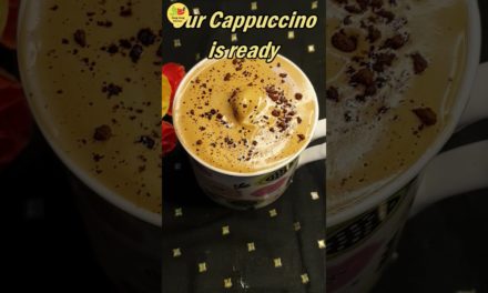 #Shorts | Cappuccino At Home Without Machine | Only 3 Ingredients Cappuccino Coffee R…