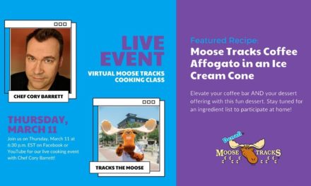 Live Moose Tracks Recipe: Coffee Affogato in an Ice Cream Cone