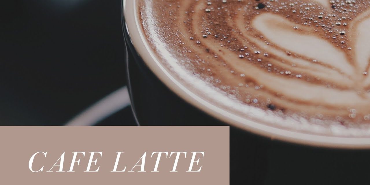 How to make Cafe latte.
