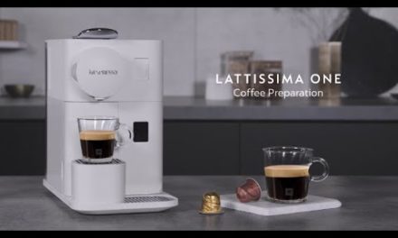 Nespresso Lattissima One – Black Coffee Preparation